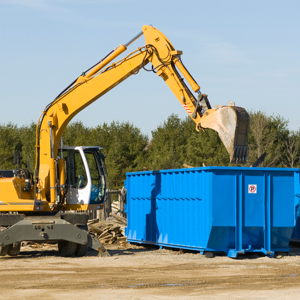 can i rent a residential dumpster for a construction project in Russell